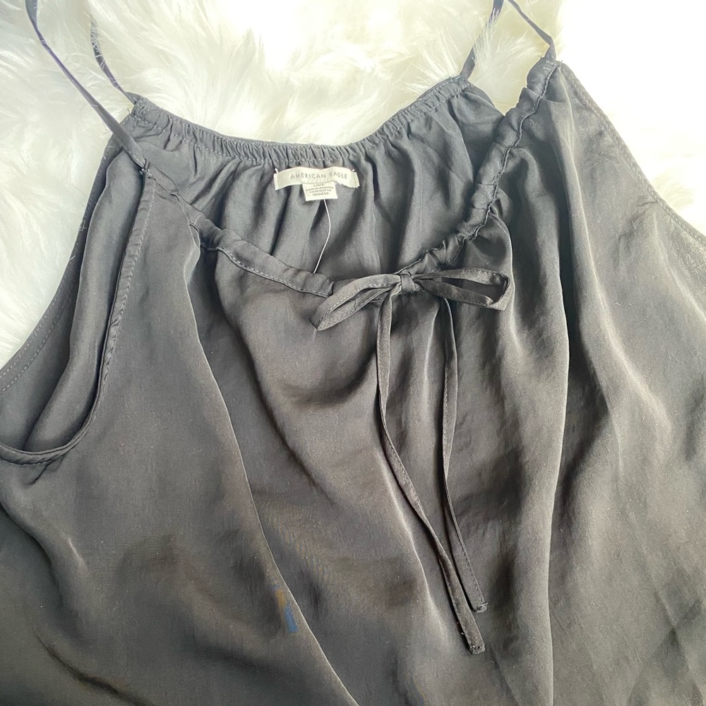 AE Black Cropped Cami
